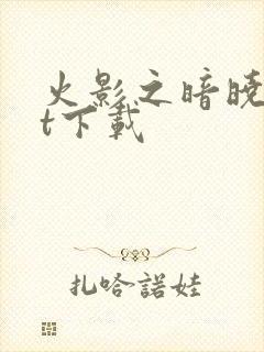 火影之暗晓txt下载