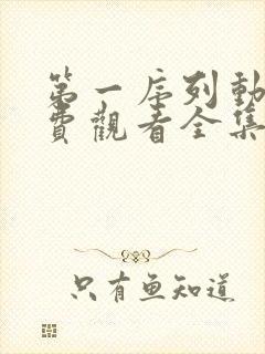 第一序列动漫免费观看全集高清第二季