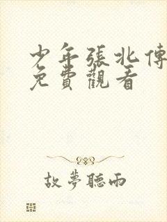 少年张北传短剧免费观看