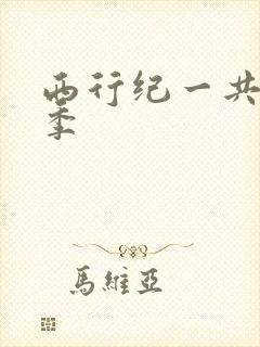 西行纪一共有几季