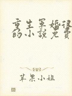 重生军婚很缠绵的小说免费阅读