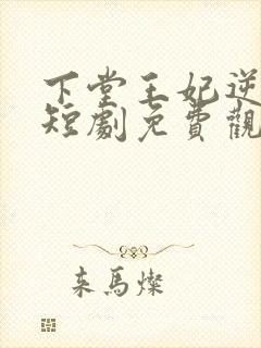 下堂王妃逆袭记短剧免费观看全集