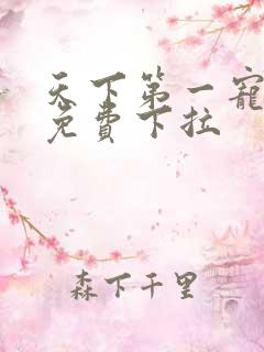 天下第一宠漫画免费下拉