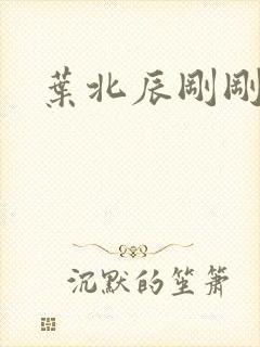 叶北辰刚刚最新