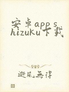 安卓app shizuku下载