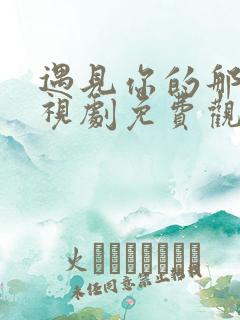 遇见你的那天电视剧免费观看高清