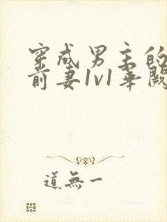 穿成男主的炮灰前妻1v1华阙