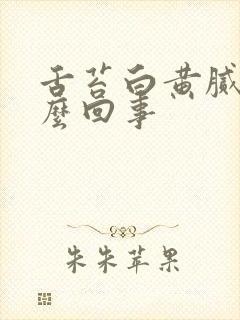 舌苔白黄腻是怎么回事