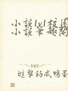 小说1v1校园小说笔趣阁