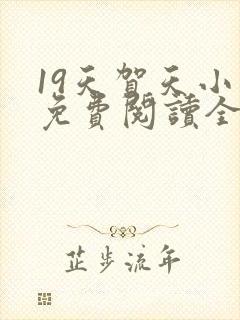 19天贺天小说免费阅读全文