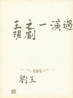 王之一演过的电视剧