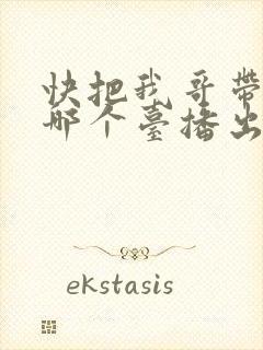 快把我哥带走在哪个台播出