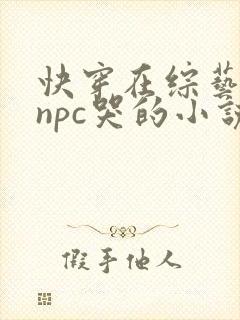 快穿在综艺上被npc哭的小说免费阅读