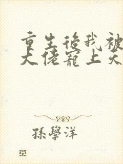 重生后我被病娇大佬宠上天 txt