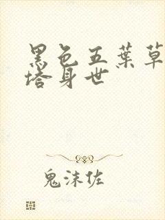 黑色五叶草阿斯塔身世