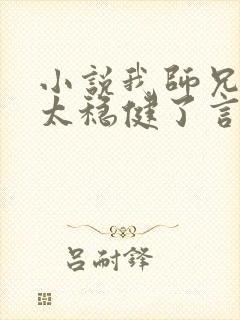 小说我师兄实在太稳健了言归正传好看么