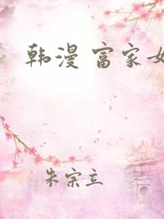 韩漫 富家女