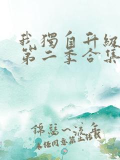 我独自升级动漫第二季合集