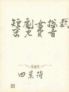 短剧女总裁的秘密免费看