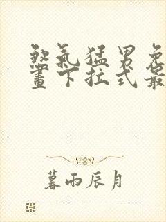 煞气猛男免费漫画下拉式最新