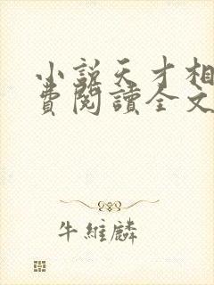 小说天才相师免费阅读全文