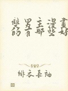 双男主漫画完结的有哪些好看的