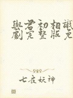 与君初相识电视剧完整版免费高清