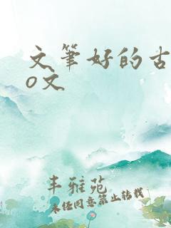 文笔好的古言po文