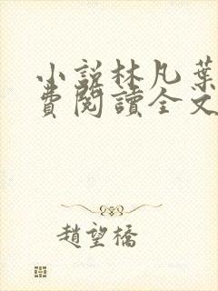 小说林凡叶惜免费阅读全文