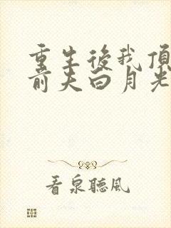 重生后我顶替了前夫白月光在线阅读阅读全文