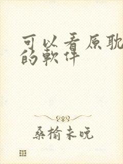 可以看原耽漫画的软件