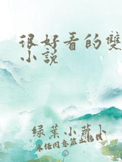 很好看的双男主小说