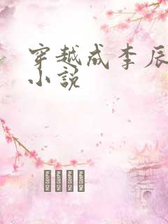 穿越成李辰安的小说