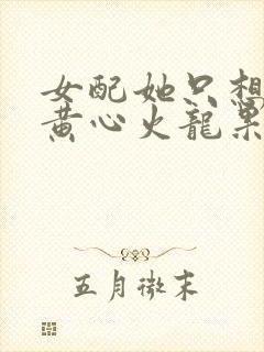 女配她只想被渣黄心火龙果小说