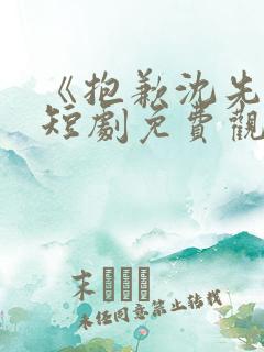 《抱歉沈先生》短剧免费观看