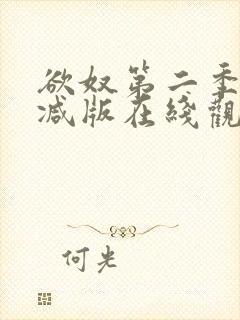 欲奴第二季未删减版在线观看