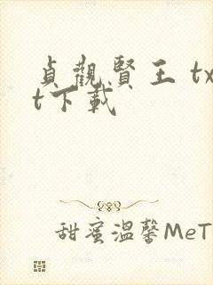 贞观贤王 txt下载