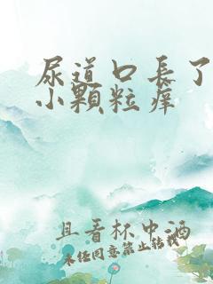 尿道口长了一个小颗粒痒