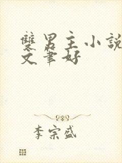 双男主小说推荐文笔好