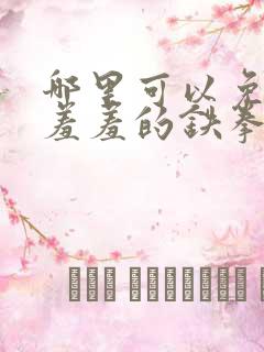 哪里可以免费看羞羞的铁拳