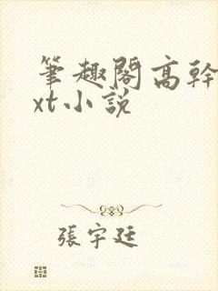 笔趣阁高干文txt小说