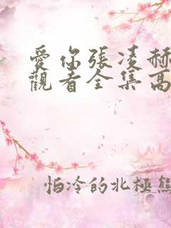 爱你张凌赫免费观看全集高清版