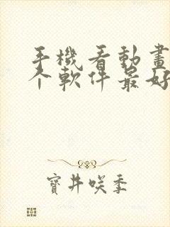 手机看动画片哪个软件最好,免费