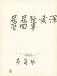 尿尿发黄浑浊怎么回事