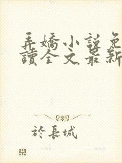 弄娇小说免费阅读全文最新章节