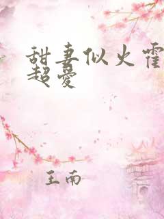 甜妻似火霍爷他超爱