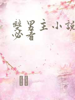 双男主小说推荐必看