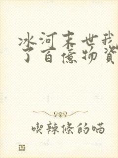 冰河末世我囤积了百亿物资番外篇