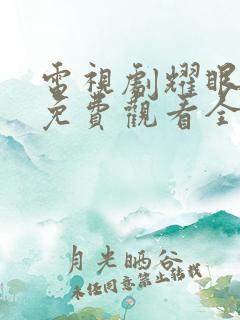 电视剧耀眼的你免费观看全集高清