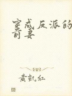 穿成反派的炮灰前妻